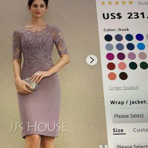 Mother of the Bride's Dress, JJ's House, Size 8